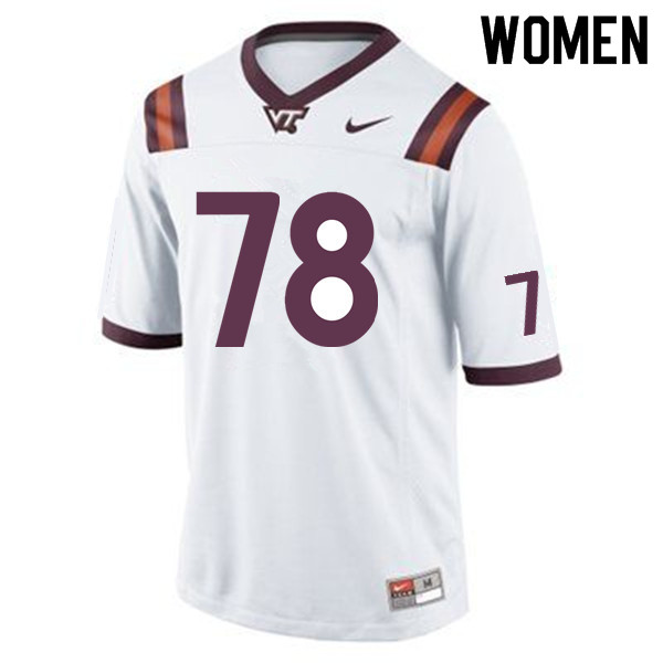 Women #78 Bruce Smith Virginia Tech Hokies College Football Jerseys Sale-Maroon